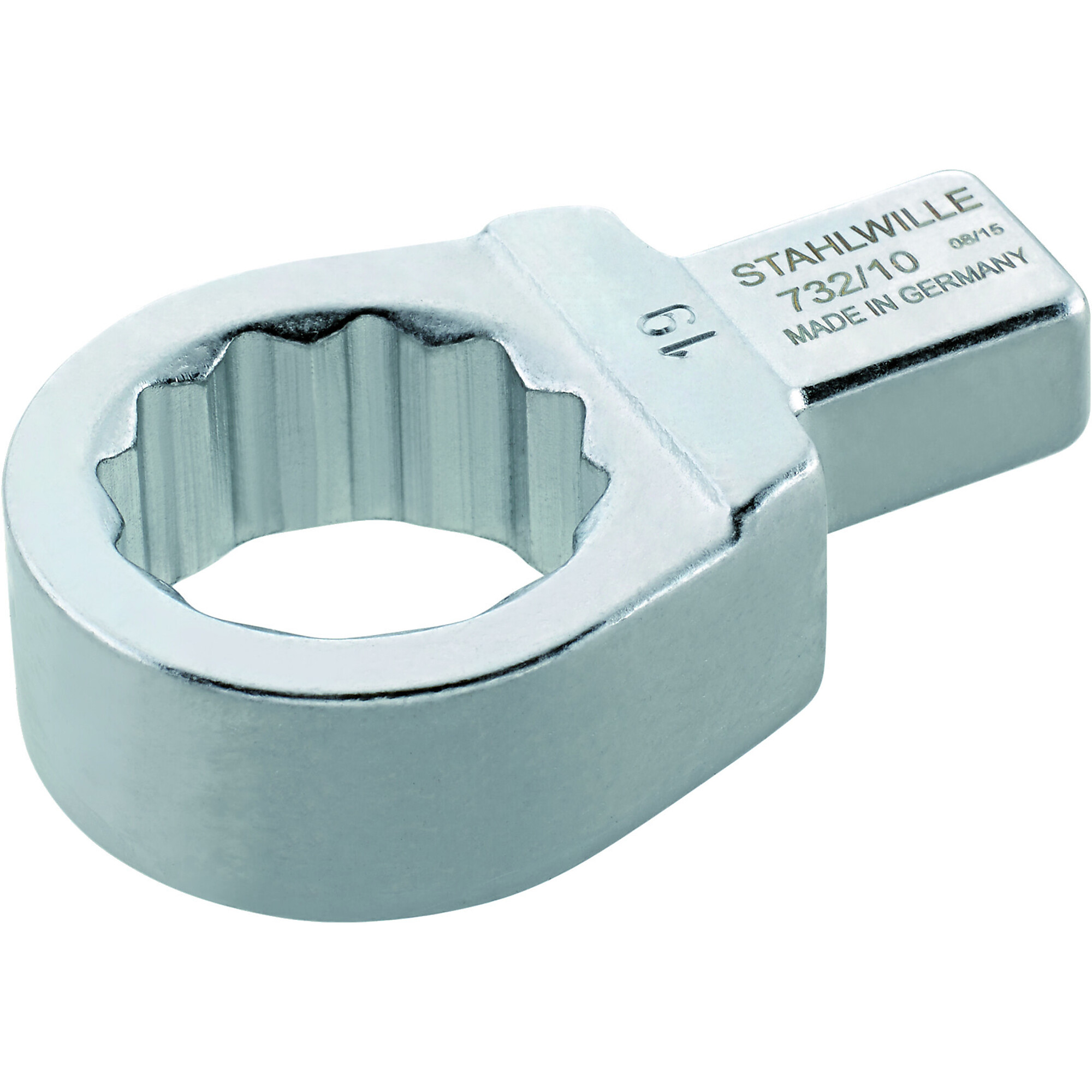 Stahlwille Ring Insert Tool — 9 x 12mm, Bi-Hex, ASDrive Profile, Durable Finish, Model# 732/10